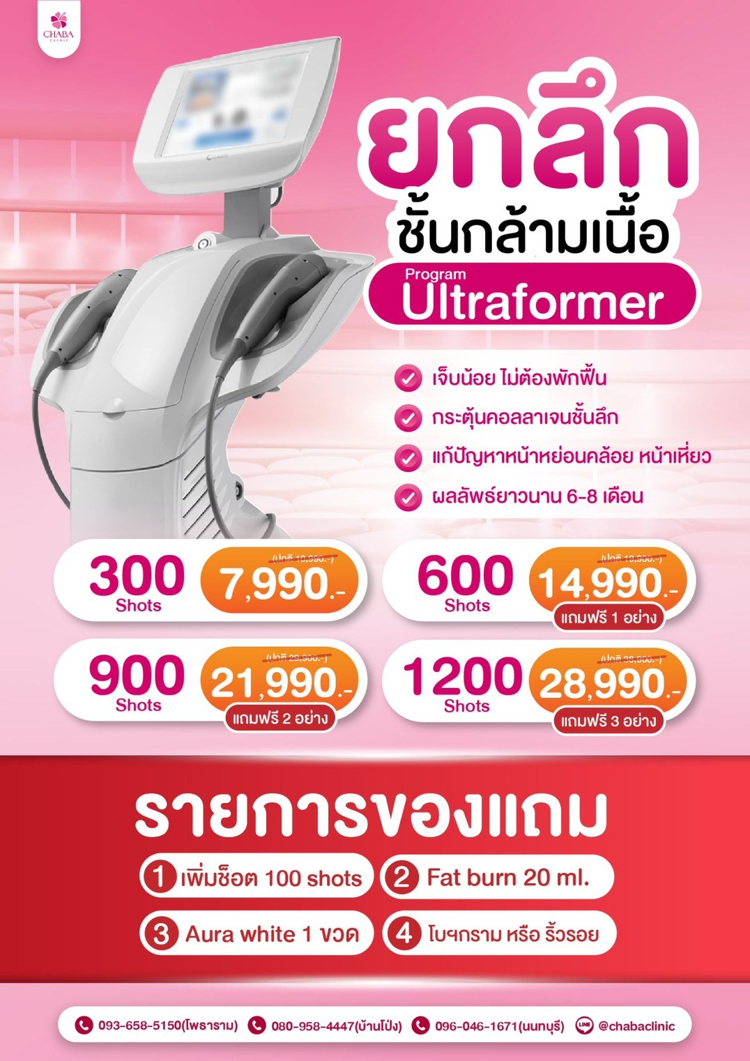 Chaba Clinic promotion