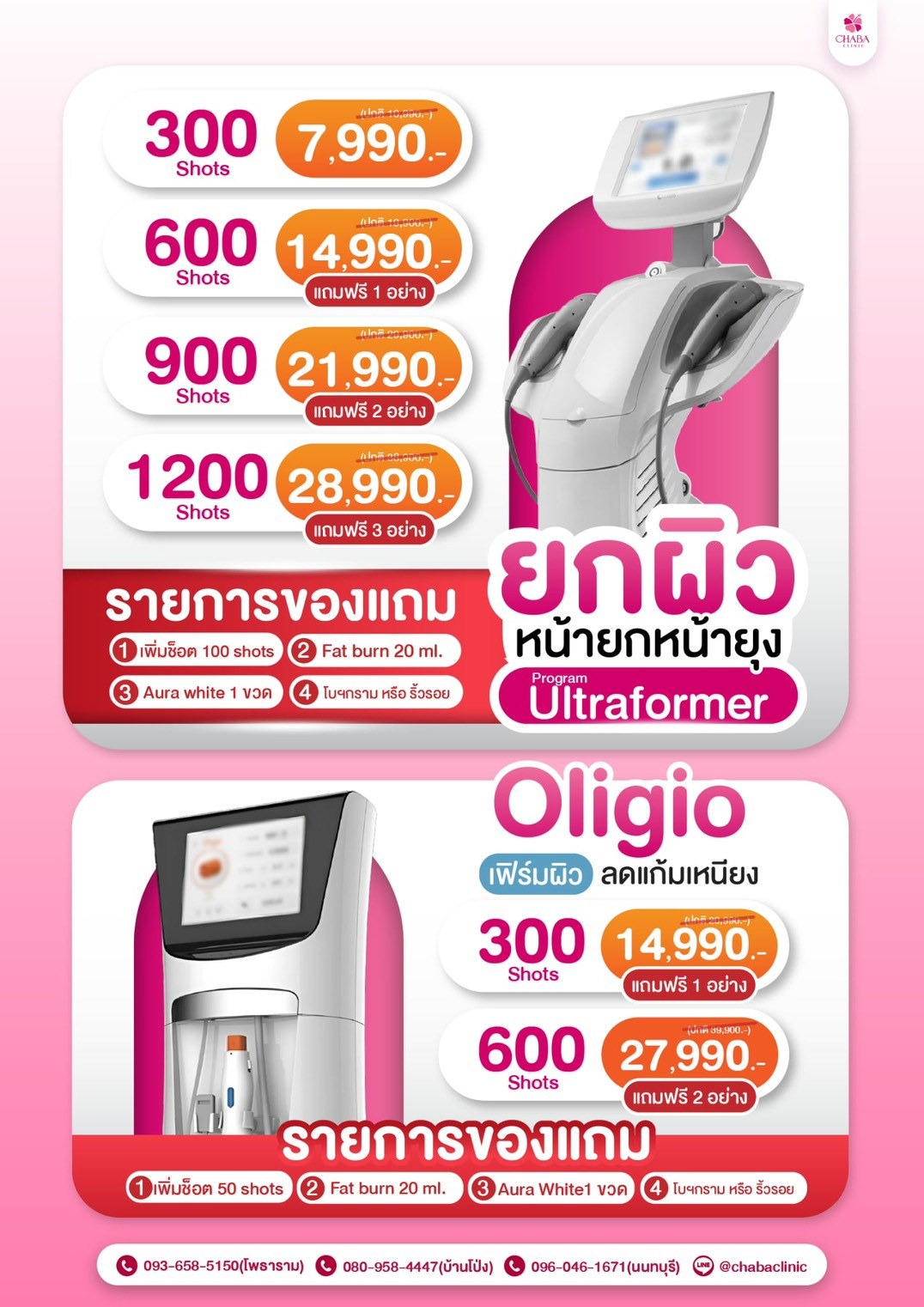 Chaba Clinic promotion