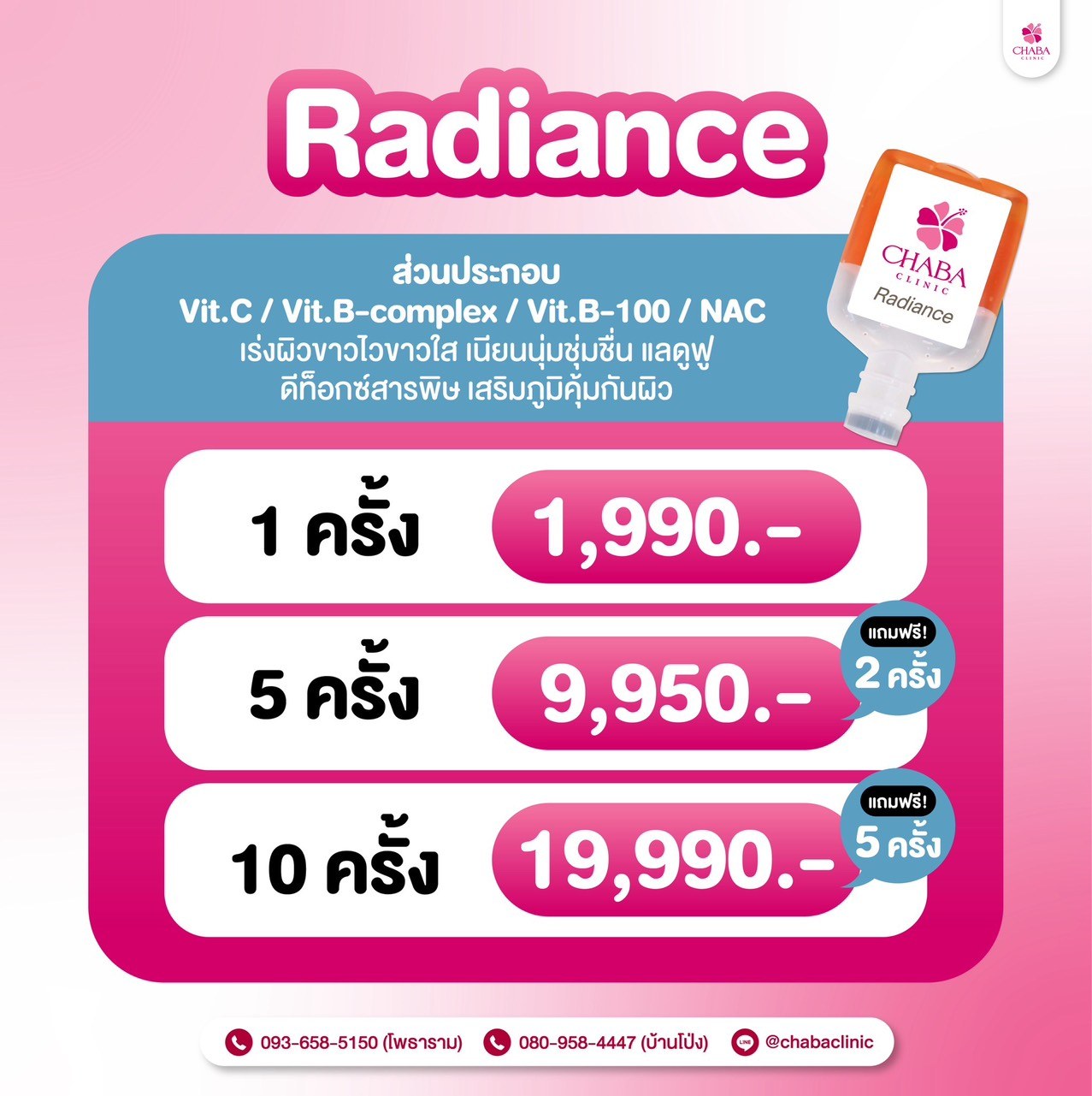 Chaba Clinic promotion
